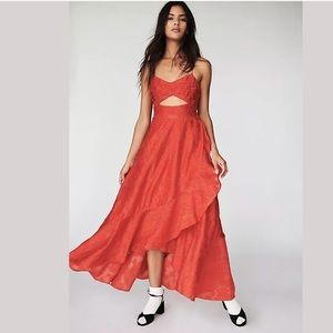 Nwt Free People Buona Sera Maxi Dress 